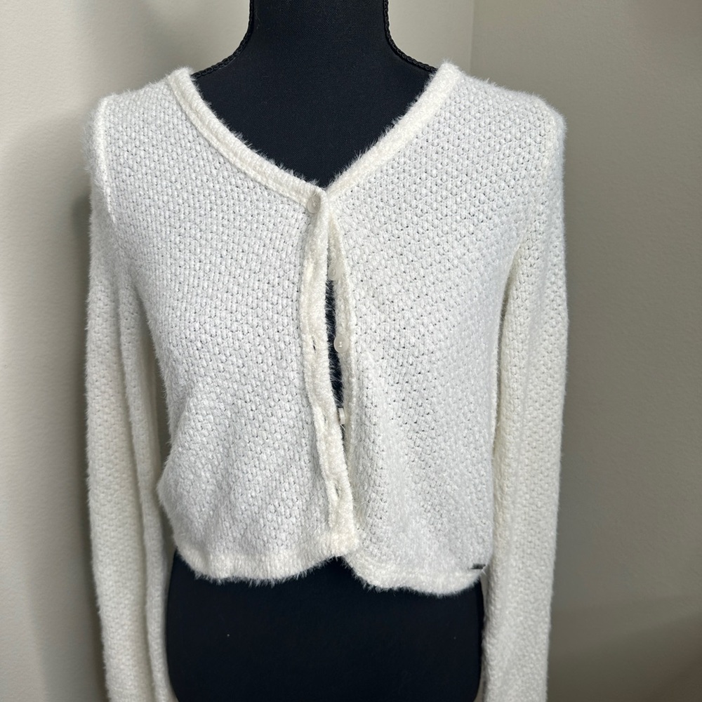 Hollister Off-White Women's Cardigan